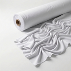 Interlock (Stretch) Wholesale Fabric in White 1101