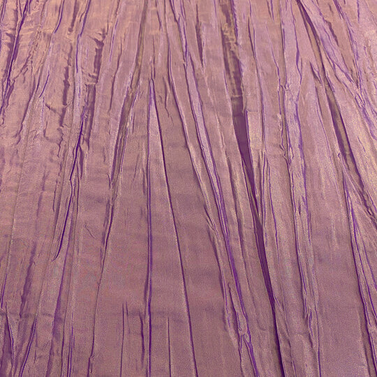 Accordion Taffeta Table Runner in Mauve02 Table Runner Urquid Linen