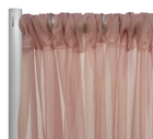 Voile Drapery Panel in Dusty Rose 7003