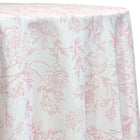 Artistry Bloom (Slub Print) Table Linen in Dusty Rose