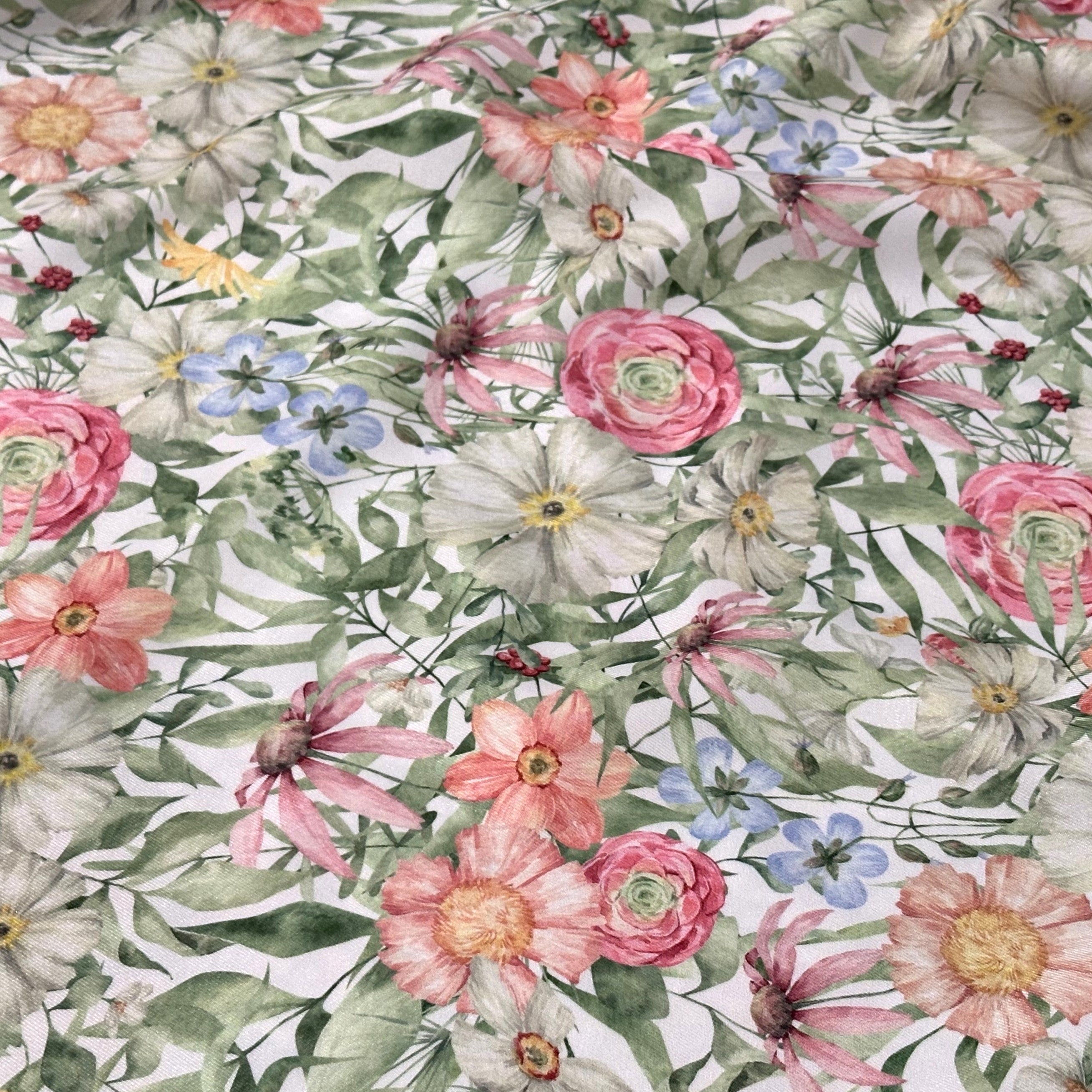 Garden Bliss (Poly Print) Drapery Panel 06 Drapery Panels - NEW Urquid Linen