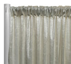 Lush Velvet Drapery Panel in Ivory