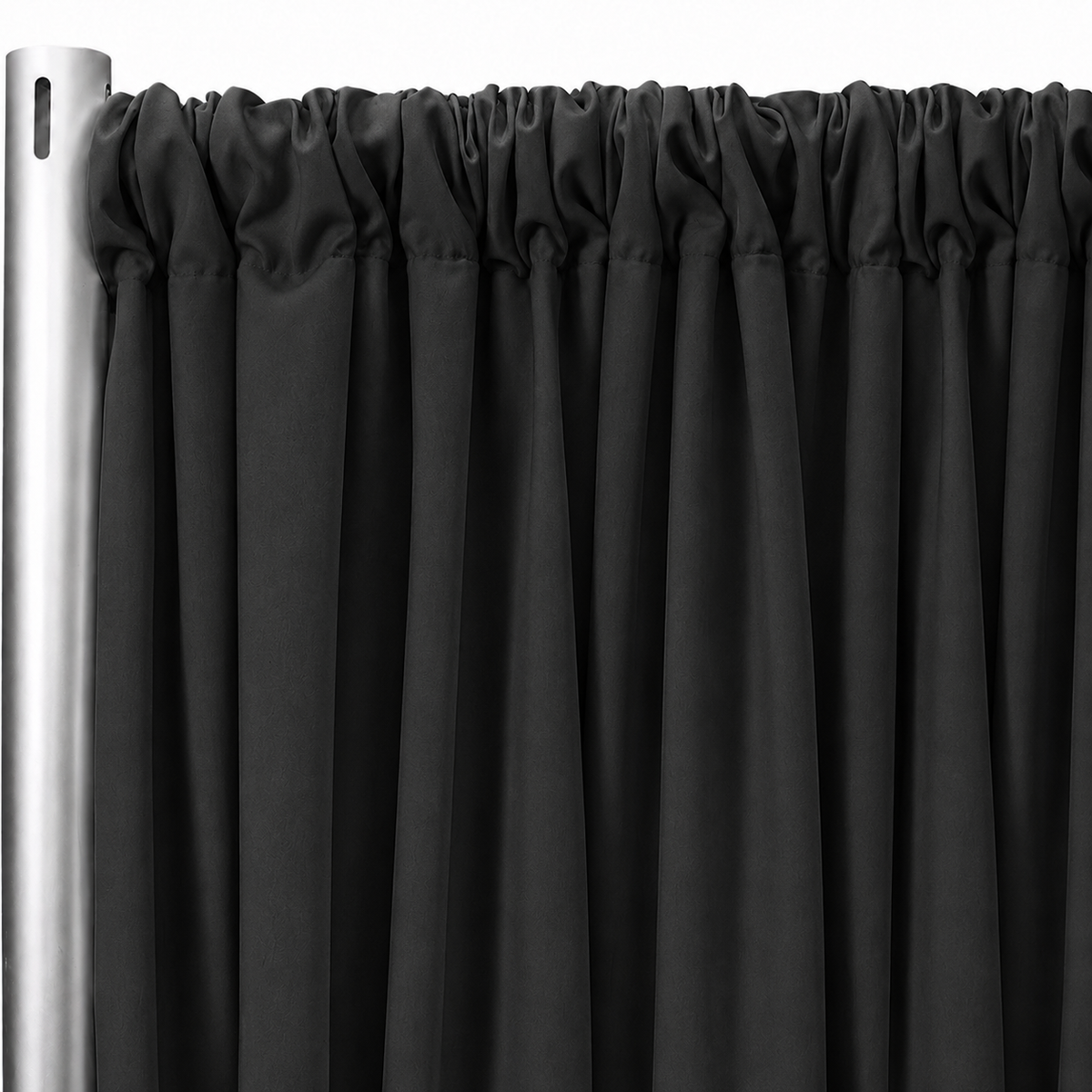 Premium Poly (Poplin) Drapery Panel in Black – Urquid Linen
