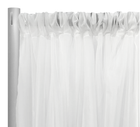 Voile Drapery Panel in White