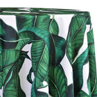 Beverly (Poly Print) Table Linen in Green/White