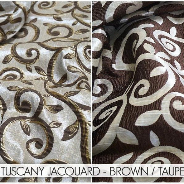 TUSCANY JACQUARD - BROWN / TAUPE