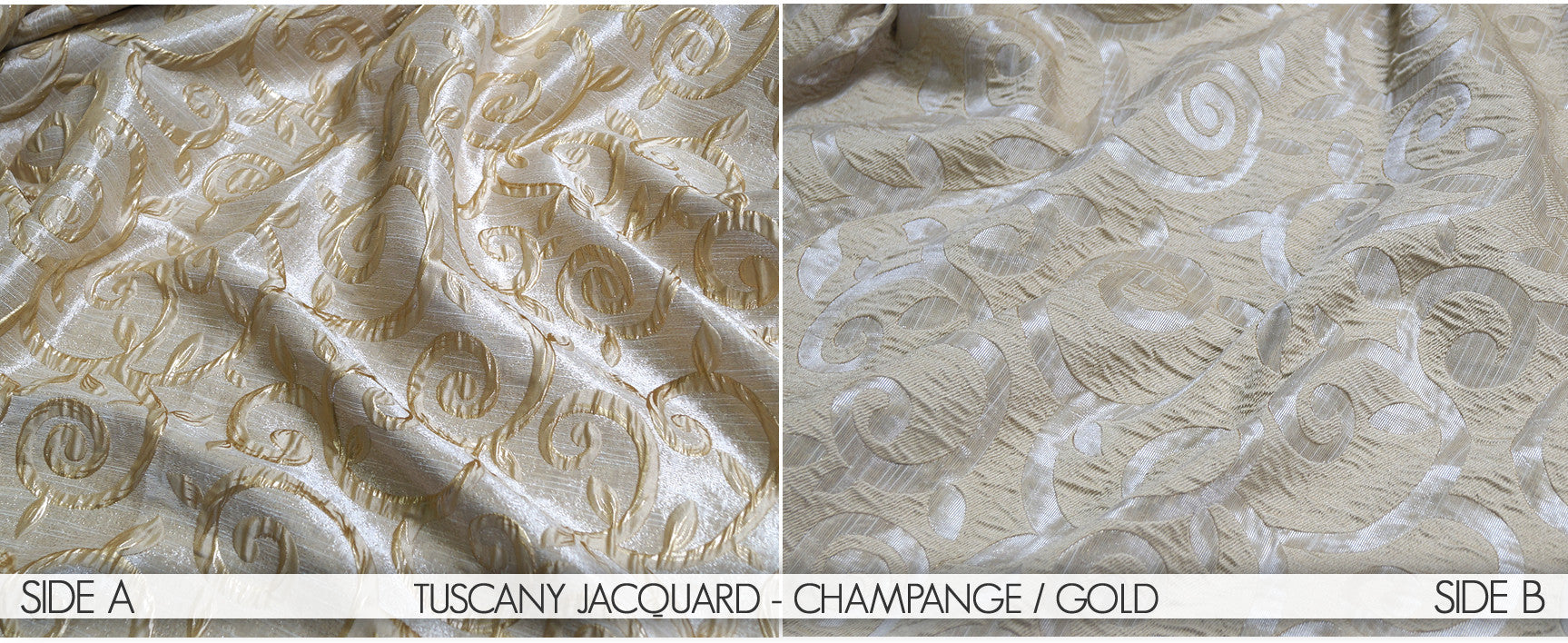 TUSCANY JACQUARD - CHAMPANGE / GOLD