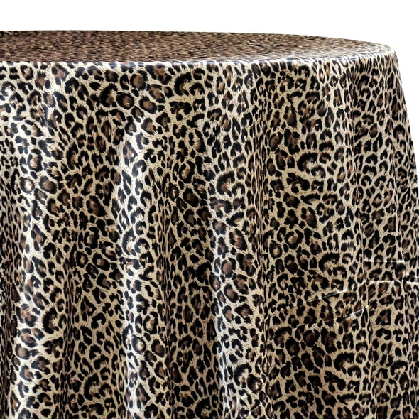 Animal Print Table Linen in Cheetah 01 Tablecloths And Overlays Urquid Linen