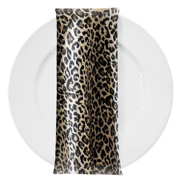 Animal Print Table Napkin in Cheetah 04 Table Napkins Urquid Linen