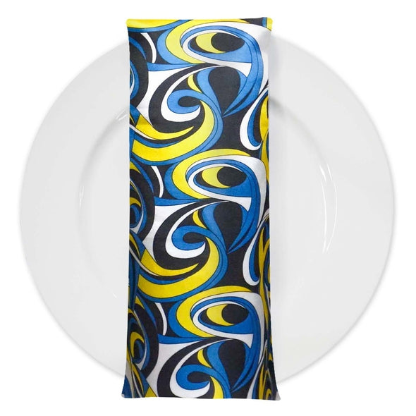 Abstract (Pucci) Table Napkin in Corny 04 Table Napkins Urquid Linen