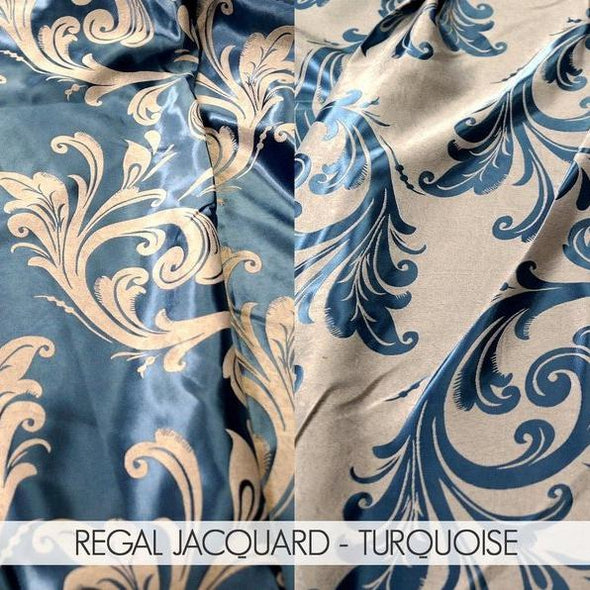 REGAL JACQUARD - TURQUOISE