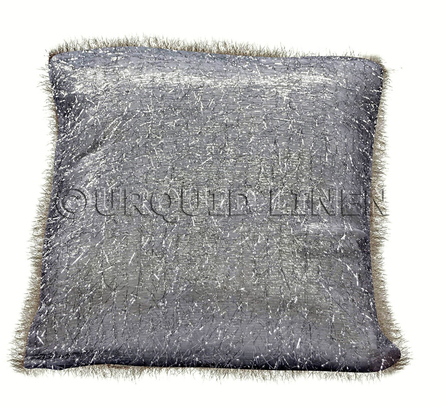 String Metallic Throw Pillow