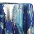 Element Jacquard Table Linen in Turquoise