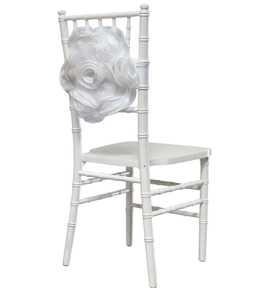 Organza Rosette Bow & Band