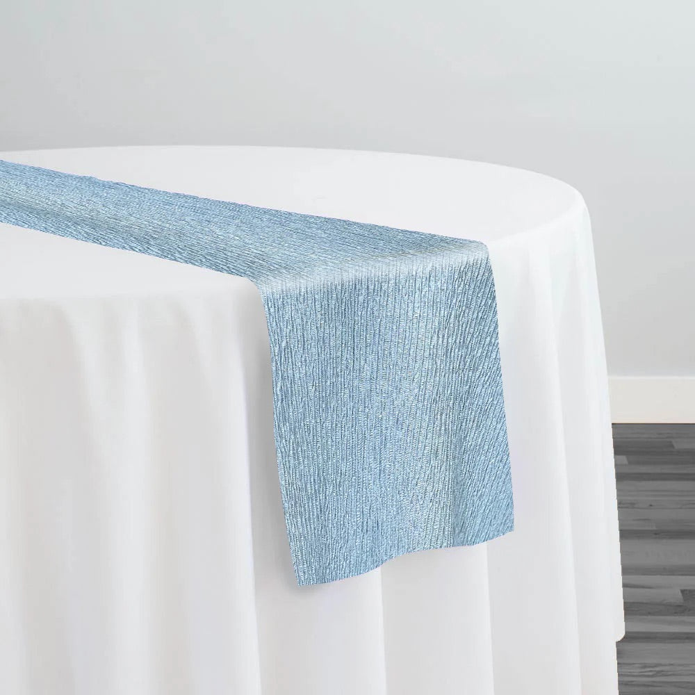 Buy Wholesale Table Runners in Baby Dusty Blue Urquid Linen Buy Wholesale Table Runners in Baby Dusty Blue Urquid Linen