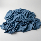 Interlock (Stretch) Drapery Panel in Blue/Dusk 4120 - fabric detail 2