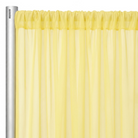 Chiffon Drapery Panel in Lemon Lush 7737 - hanging panel