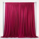 Interlock (Stretch) Drapery Panel in Fuchsia 8621 - fabric view 1