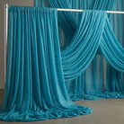 Chiffon Drapery Panel in Turquoise 1142 - drapery view 8