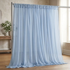 Chiffon Drapery Panel in Blue 1120 - drapery view 2
