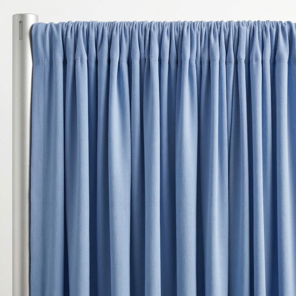 Interlock (Stretch) Drapery Panel in Perry 1500 - hanging drapery