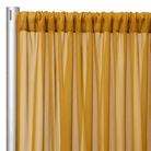 Chiffon Drapery Panel in Gold 1188 - hanging panel
