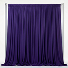 Interlock (Stretch) Drapery Panel in Purple/D 6668 - fabric view 1