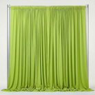 Interlock (Stretch) Drapery Panel in Lime 1203 - fabric view 1