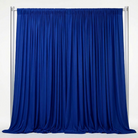 Interlock (Stretch) Drapery Panel in Royal/BRT 1348 - fabric view 2