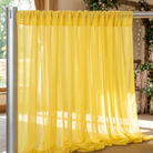 Chiffon Drapery Panel in Spa/Sorbet 615 - drapery view 6