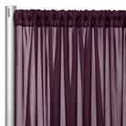 Chiffon Drapery Panel in Raisin 1356 - hanging panel