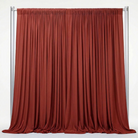 Interlock (Stretch) Drapery Panel in Cinnamon 8599 - fabric view 2