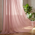 Chiffon Drapery Panel in D/Rose 1159 - drapery view 4