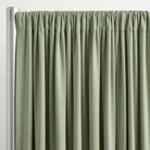 Interlock (Stretch) Drapery Panel in Sage/S 8176 - hanging drapery