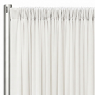 Interlock (Stretch) Drapery Panel in Off/White 7105 - hanging drapery