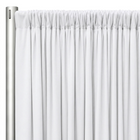 Interlock (Stretch) Drapery Panel in White 1101