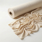 Interlock (Stretch) Drapery Panel in Vanilla 1111 - fabric roll
