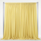 Interlock (Stretch) Drapery Panel in Yellow 0013 - fabric view 2