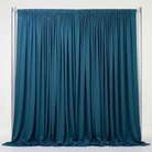Interlock (Stretch) Drapery Panel in Peacock 1777 - fabric view 2