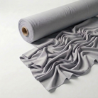Interlock (Stretch) Wholesale Fabric in Silver 1302 - fabric roll
