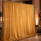 Chiffon Drapery Panel in Gold 1188 - drapery view 6