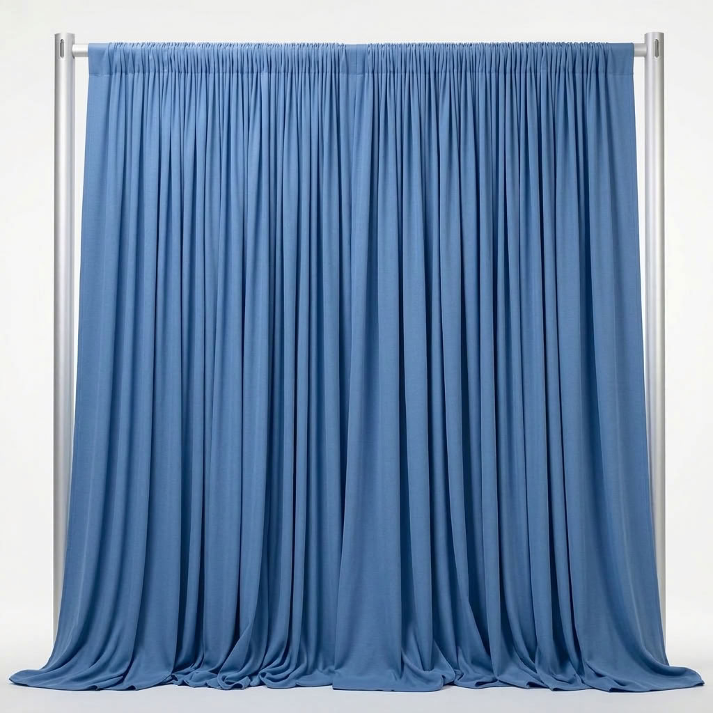 Interlock (Stretch) Drapery Panel in Perry 1500 - alternate hanging view