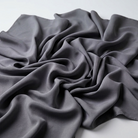 Interlock (Stretch) Drapery Panel in Gray/S 3218 - fabric detail 1