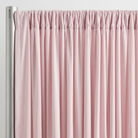 Interlock (Stretch) Drapery Panel in Pink 1155 - hanging drapery