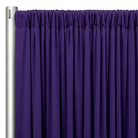 Interlock (Stretch) Drapery Panel in Purple/D 6668 - hanging drapery