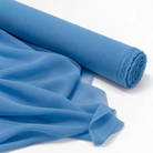 Chiffon Drapery Panel in Blue 1121 - fabric roll