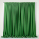 Interlock (Stretch) Drapery Panel in K/Green 3336 - fabric view 2