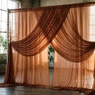 Chiffon Drapery Panel in Copper 0023 - drapery view 1