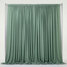 Interlock (Stretch) Drapery Panel in Sage Mint 1750 - fabric view 1