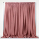 Interlock (Stretch) Drapery Panel in Rose/Dust 7662 - fabric view 2